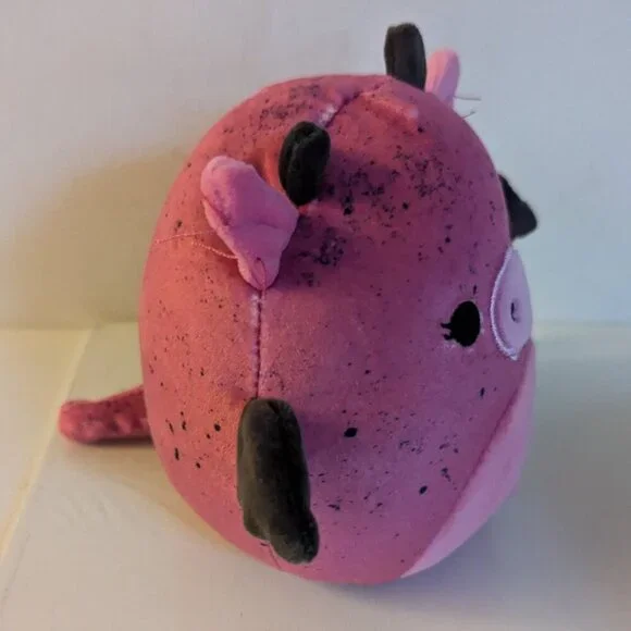 NWT 5" Bianca Pink Flecked Gargoyle Dragon Squishmallows Goth Valloween Plush - Picture 5 of 10